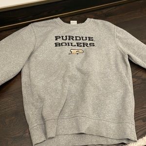graphic college crewneck